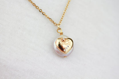 Rosenquarz „Mom“ Layering Halskettenset – Handgefertigt