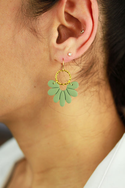 Florale Polymer Clay Ohrringe – Kollektion Marlen