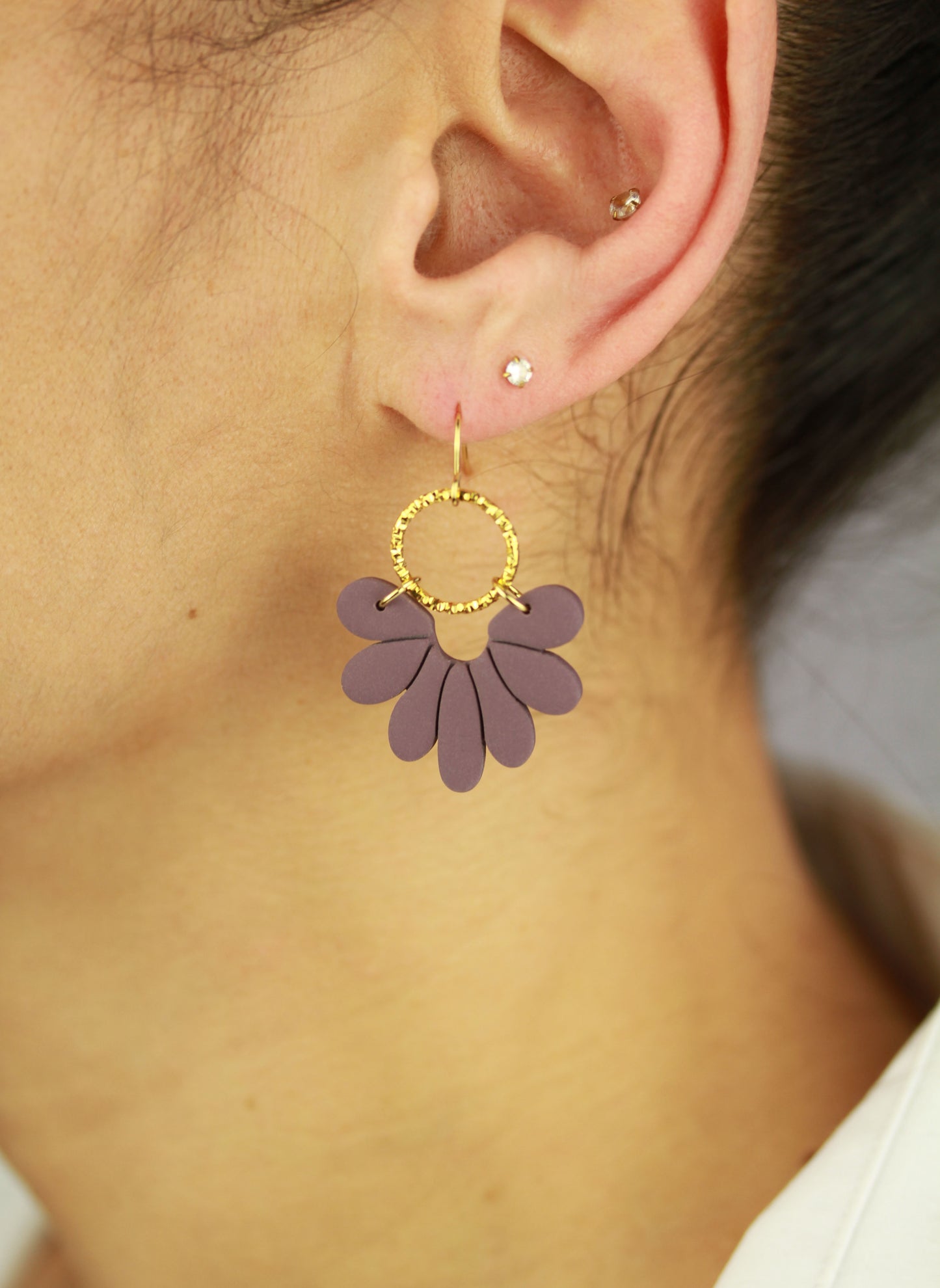 Florale Polymer Clay Ohrringe – Kollektion Marlen