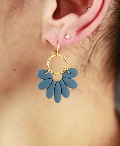 Florale Polymer Clay Ohrringe – Kollektion Marlen