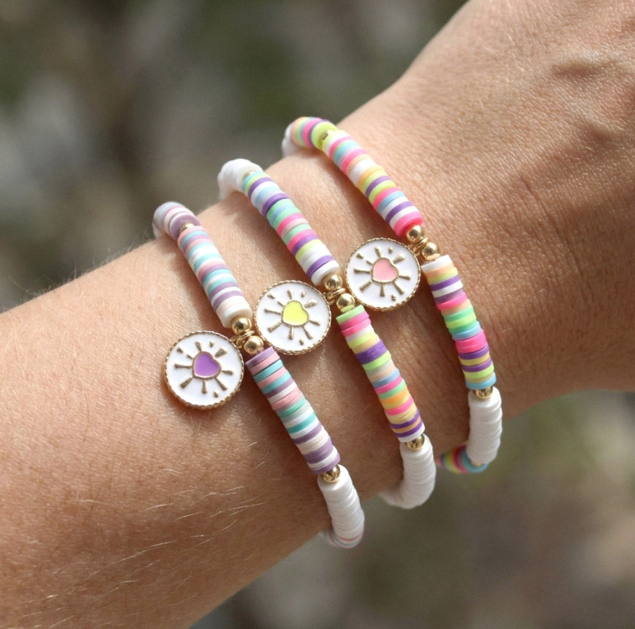 Buntes Katsuki Charm-Armband – Einzigartiges, farbenfrohes Handmade Perlenarmband