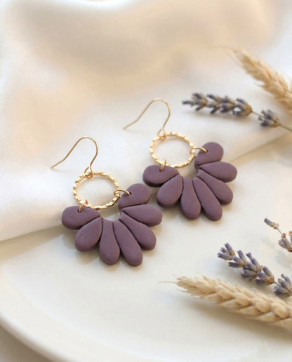 Florale Polymer Clay Ohrringe – Kollektion Marlen