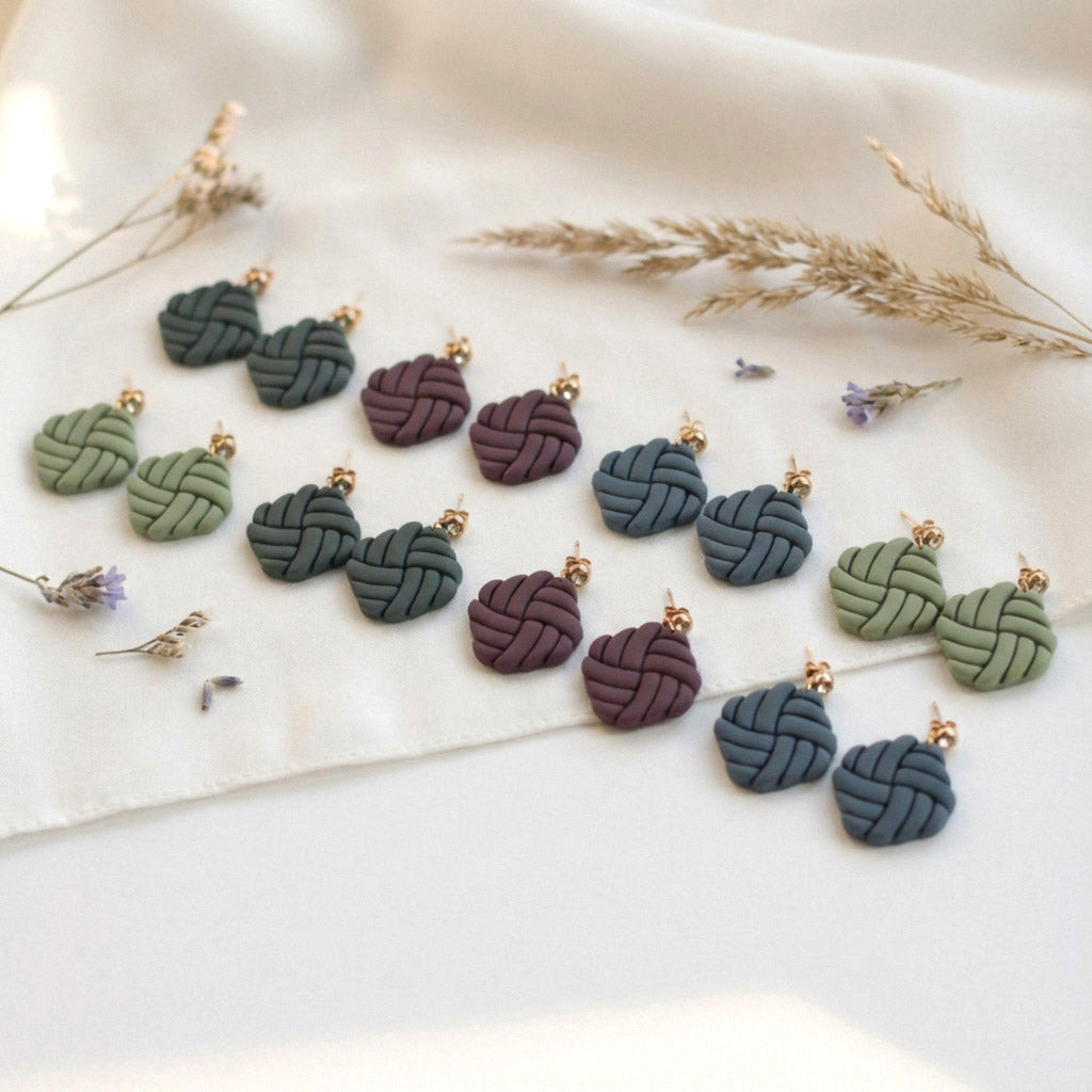 Polymer Clay Statement Ohrringe – Handgefertigte Ohrringe | Kollektion Marlen