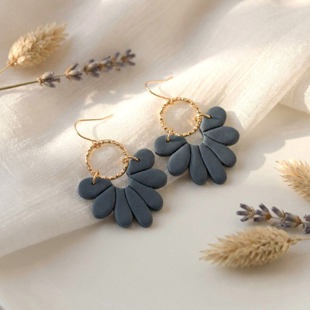 Florale Polymer Clay Ohrringe – Kollektion Marlen