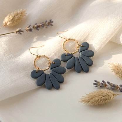 Florale Polymer Clay Ohrringe – Kollektion Marlen