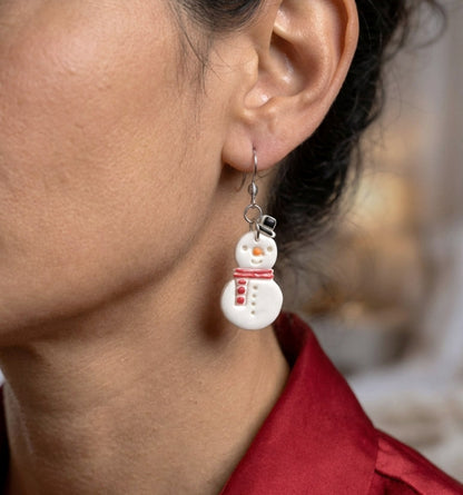 Schneemann Ohrringe - Weihnachten  - Winter Edition