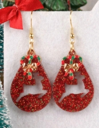 Festive Ruby Spark – Ohrringe
