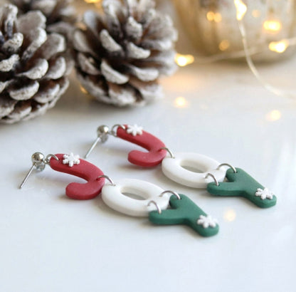 JOY Weihnachts Statement-Ohrringe  - Winter Edition