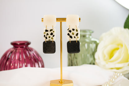 Terrazzo Noir – Ohrringe