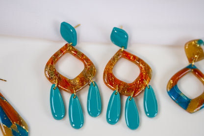 Statement Ohrringe – Chandelier – Sunset Lagoon Collection