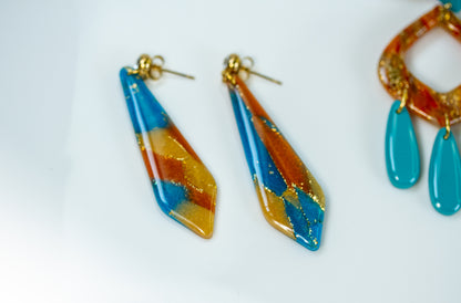 Lange Dangle Ohrringe  – Sunset Lagoon Collection