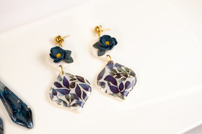 Midnight Bloom – Statement Ohrringe