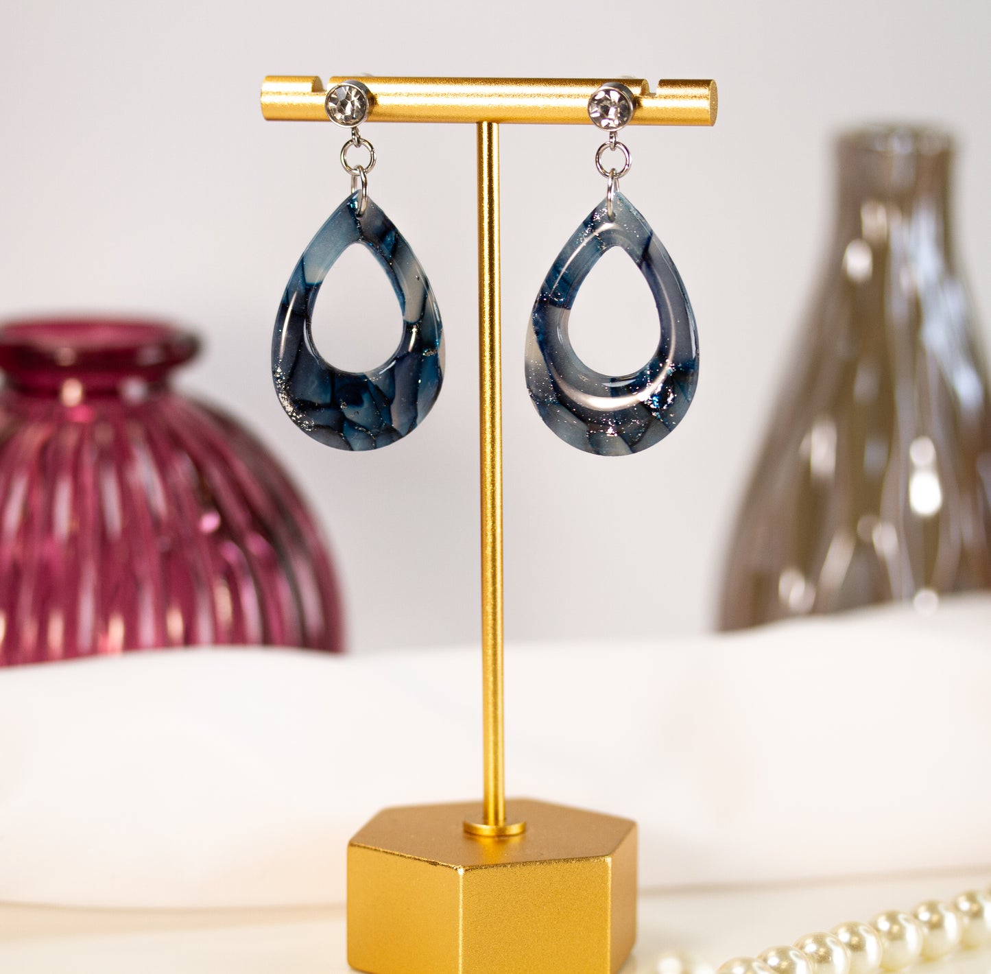 Statement Ohrringe – Cut Out – Midnight Bloom Collection