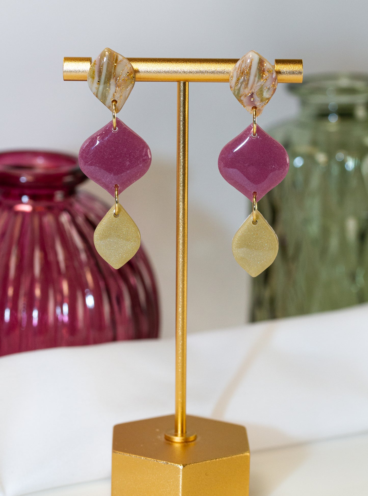 Ohrringe – Mini Statement - Berry Velvet Collection