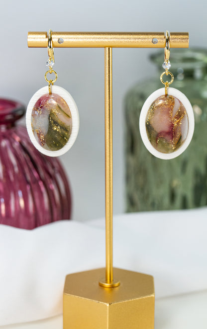 Ohrringe – Oval – Berry Olive Collection