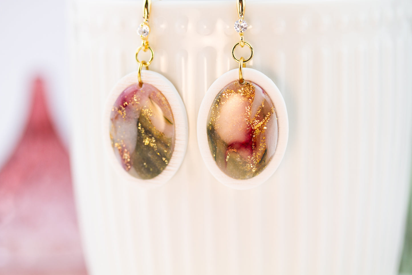 Ohrringe – Oval – Berry Olive Collection