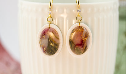 Ohrringe – Oval – Berry Olive Collection