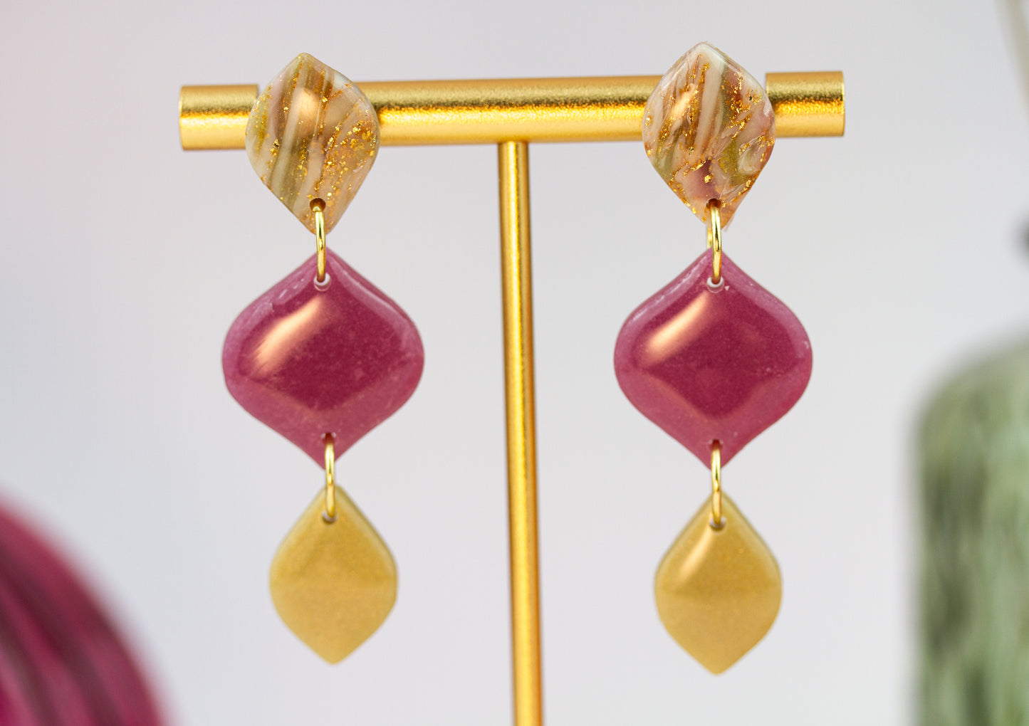 Ohrringe – Mini Statement - Berry Velvet Collection