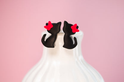 Cat Bow – Ohrstecker