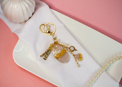 Schlüsselanhänger – Champagne Gold – Nude Charm