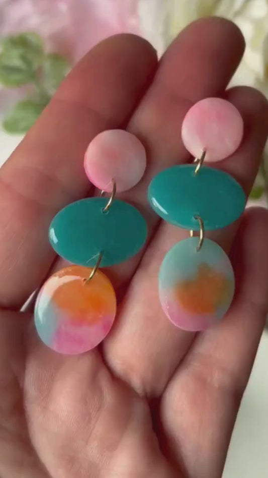 Sorbet Lagoon Drops - Ohrringe