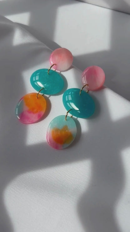 Sorbet Lagoon Drops - Ohrringe